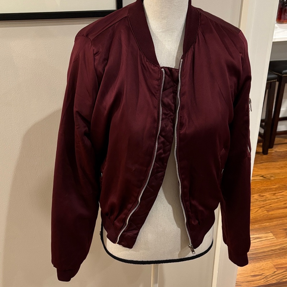 Ambiance Outerwear Bomber Jacket